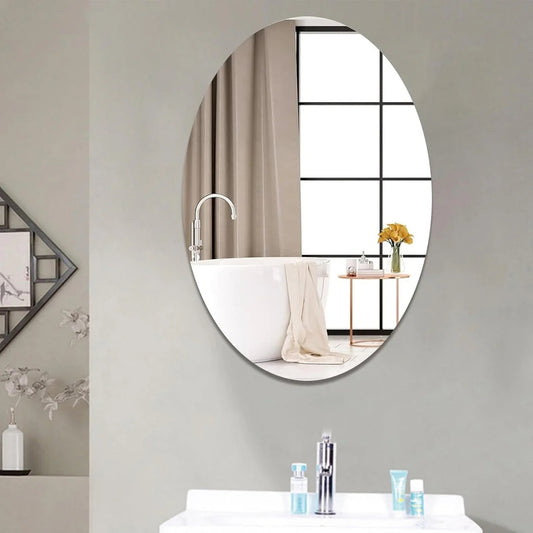 20 X 30 Cm Magic Foldable Mirror Oval Shape Mirror