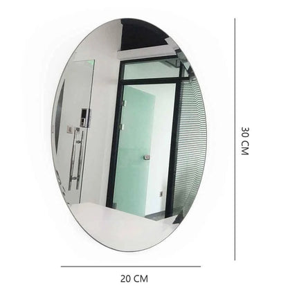 20 X 30 Cm Magic Foldable Mirror Oval Shape Mirror