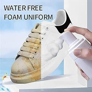 Snap step Shoe Foam Cleaner with Brush, Black Bottle 150 ml, Sneaker Cleaning Kit
